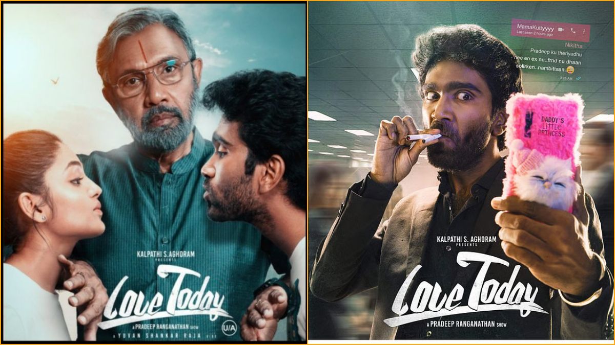 Director and actor Pradeep Ranganathan in a popular comedy scene from his blockbuster romantic entertainment film Love Today.