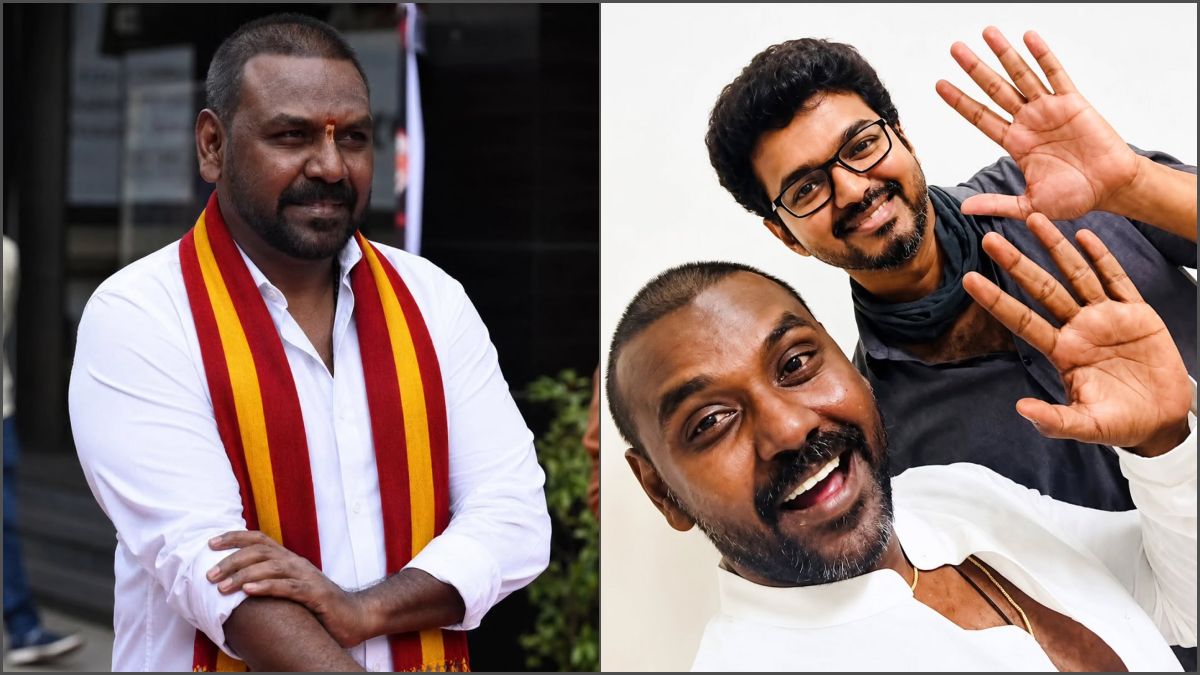 Actor Raghava Lawrence addressing the public via video message tracking his official decision for entering into regional politics.