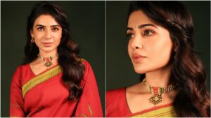 "சாய் பல்லவி நோ சொன்னாங்க.. அப்புறம் ஆக்ஷன் சேர்த்து நான் உள்ள வந்தேன்!".. 'எங்கள் தங்கம்' பிரஸ்மீட்டில் சமந்தா ஓப்பனாக உடைத்த உண்மை! Actress Samantha speaking emotionally holding a mic during her upcoming movie press meet at Satyam Theatre Chennai.