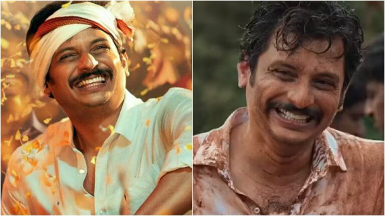 Actor Jiiva in a rural politician avatar amid rumors of Super Good Films planning Thalaivar Thambi Thalaimayil 2 as their 100th landmark movie.