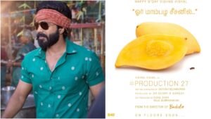 Vishnu Vishal's Next? - "நாங்க அனௌன்ஸ் பண்ண படம் டிராப்!".. விஷ்ணு விஷால் வெளியிட்ட அதிரடி ஷாக் அப்டேட்! Actor Vishnu Vishal and Bachelor movie director Sathish Selvakumar interacting during a new script narration process.