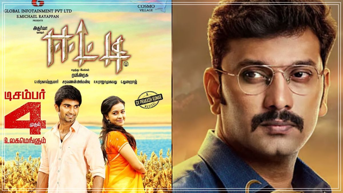 Actor Arulnithi discussing the film 'Eetti' that he regrets missing out on during a recent interview.