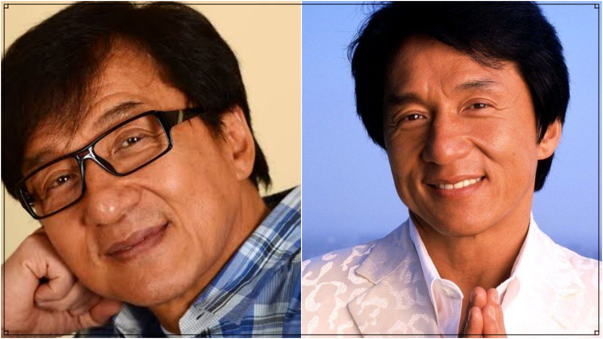 Jackie Chan in a reflective mood, representing his life and legacy.
