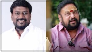 Minister Rajmohan helping actor Pava Lakshmanan with housing.