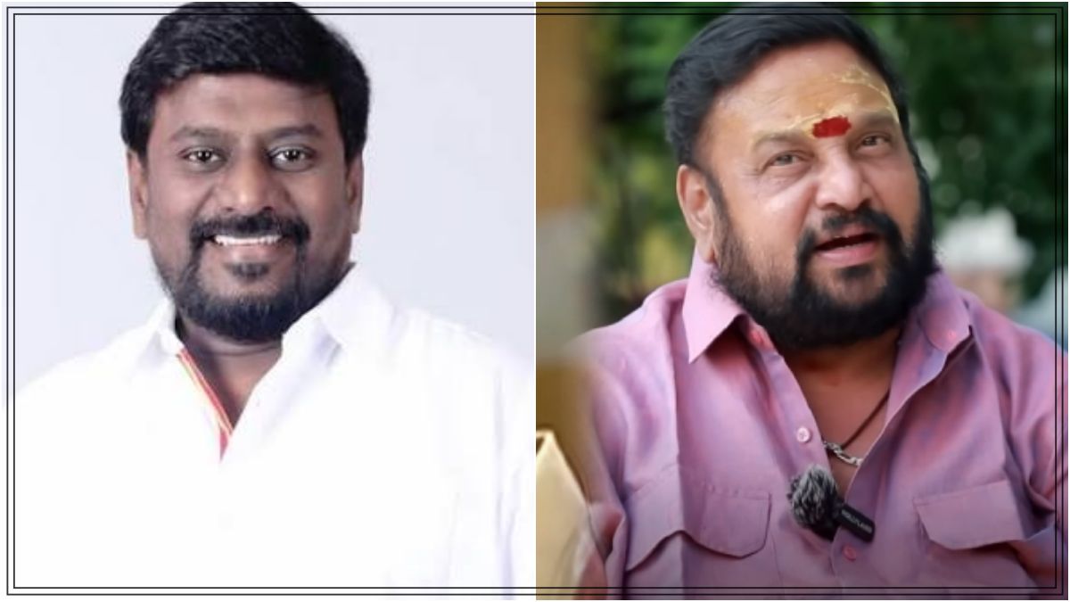 Minister Rajmohan helping actor Pava Lakshmanan with housing.
