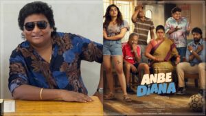 Parithabangal Gopi speaking at the Anbe Diana movie audio launch event.