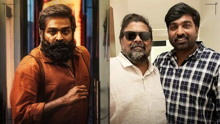 Vijay Sethupathi and director Mysskin at the Train teaser launch event.