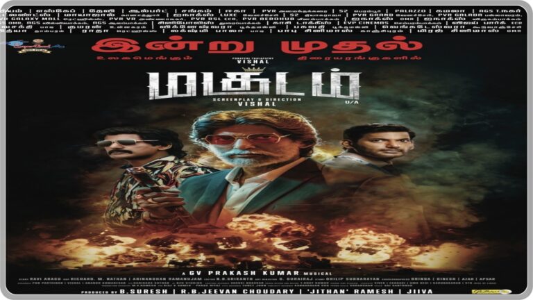 Actor Vishal announcing his directorial debut with the film Magudam / Makutam.