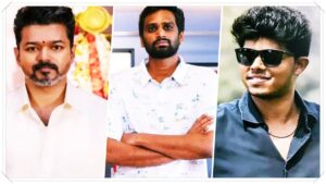 ஜேசன் சஞ்சய்க்கு கைகொடுக்கும் எச்.வினோத்: 'சிக்மா' புரொமோஷனுக்குப் பின்னால் நடக்கும் ரகசியம்! Conceptual image representing H. Vinoth and Jason Sanjay industry collaboration for Sigma.