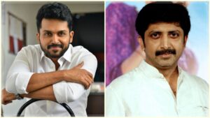 நடிகர் கார்த்தியுடன் கைகோர்க்கும் 'தனி ஒருவன்' இயக்குனர்: கோலிவுட்டில் அதிகாரப்பூர்வ அறிவிப்பு! Director Mohan Raja and actor Karthi collaborating for an upcoming massive commercial entertainer.
