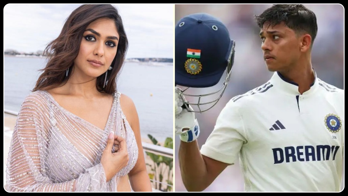 Actress Mrunal Thakur and cricketer Yashasvi Jaiswal sparking viral dating rumours.