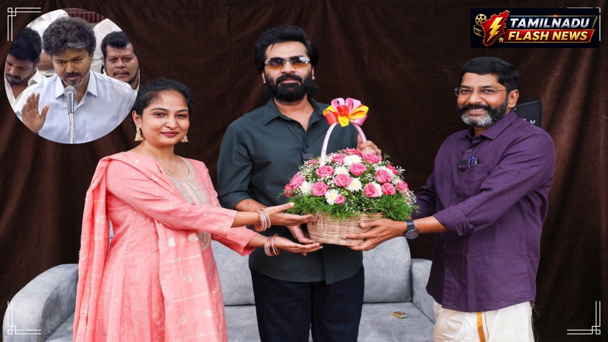 Actor Silambarasan during his interview with Savukku Shankar.