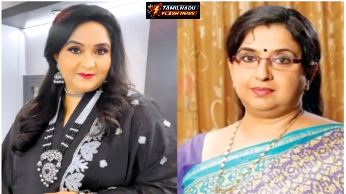 File photos of veteran actresses Radha and Ambika.