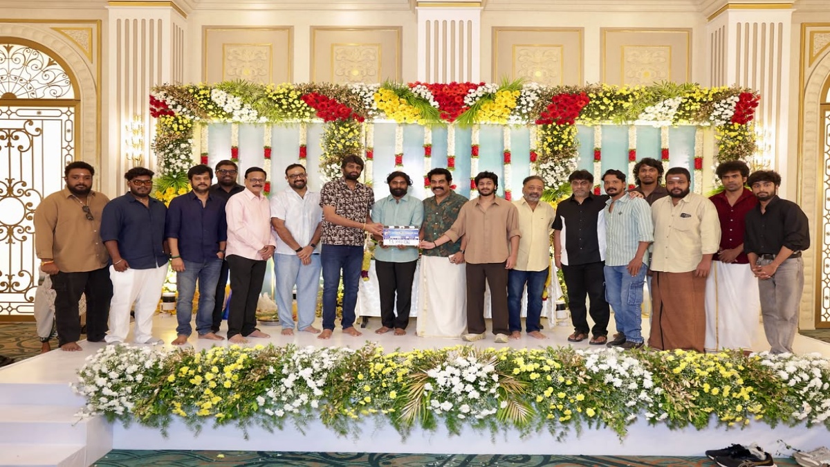 Official launch event visual for actor LK Akshay Kumar's movie #LkAkshayKumar03.