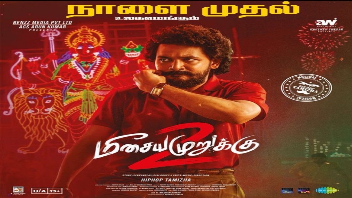 Promotional visual representing Hip Hop Thamizha's insights on Meesaya Murukku 2.