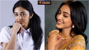 நடிக்க என்னைத் தூண்டியது என் பெற்றோர்தான்: பிளாக்பஸ்டர் நாயகி பிரீதி முகுந்தன் ஓபன் டாக்! Concept graphic highlighting blockbuster actress Preity Mukhundhan's journey into Kollywood with her parents' support.