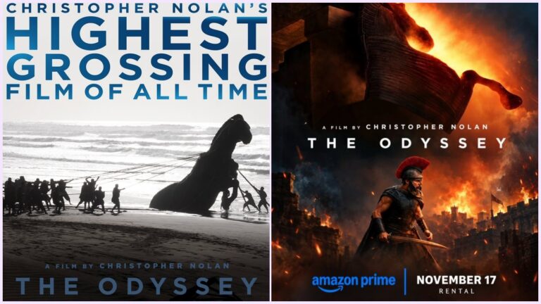 The Odyssey Amazon Prime VOD rental release poster.