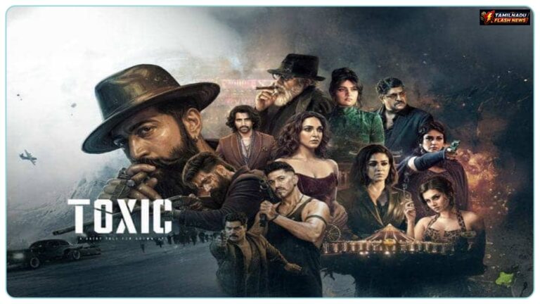 Official digital streaming poster for Yash's Toxic on Zee5.