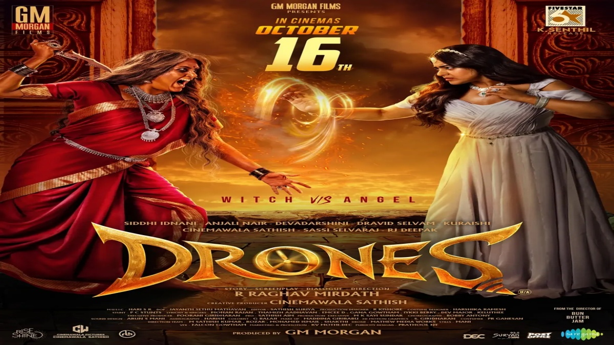 The genre-bending sci-fi, horror, and comedy entertainer Drones trailer has surpassed 1 million views ahead of its October 16 release.