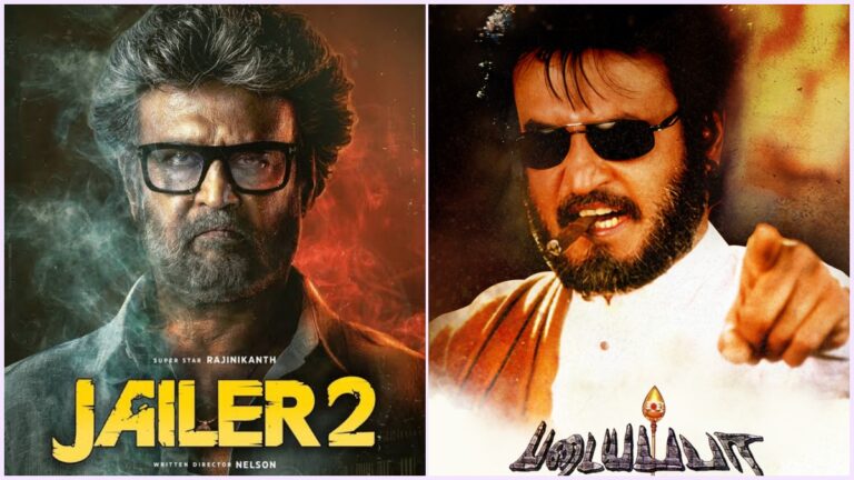 Editorial visual featuring Superstar Rajinikanth's Jailer 2.