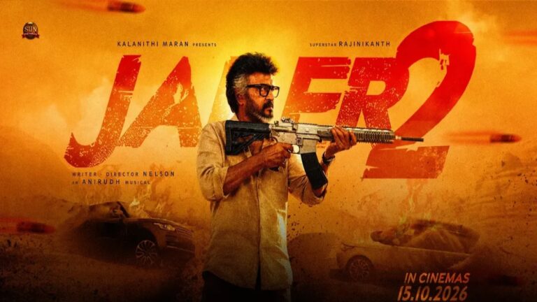 Promotional editorial visual for Superstar Rajinikanth's Jailer 2.
