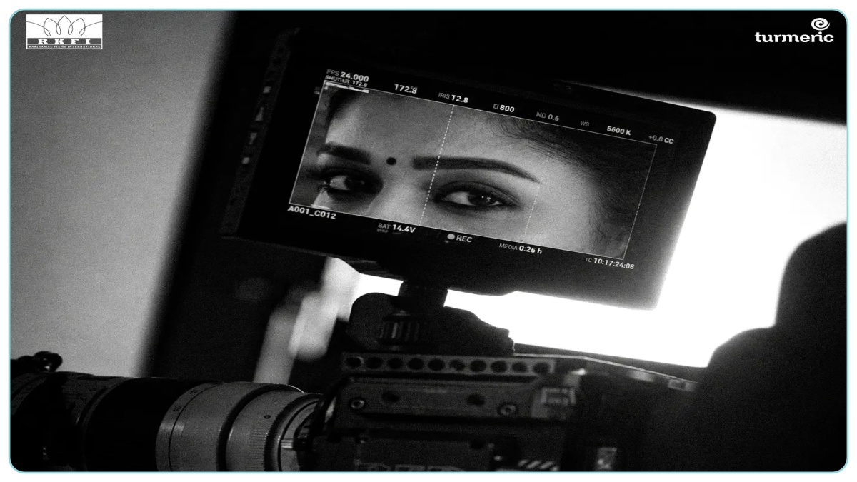 Editorial visual featuring Nayanthara joining the cast of Dharman.