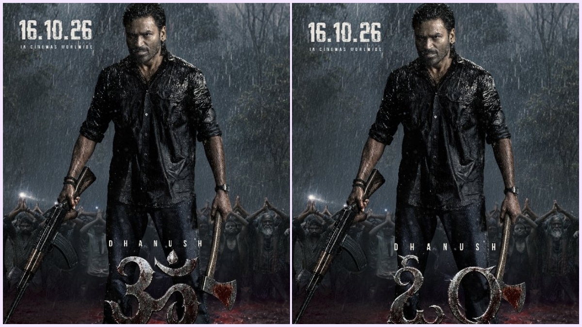 Media visual highlighting Sun TV acquiring the satellite rights for Dhanush's OM.