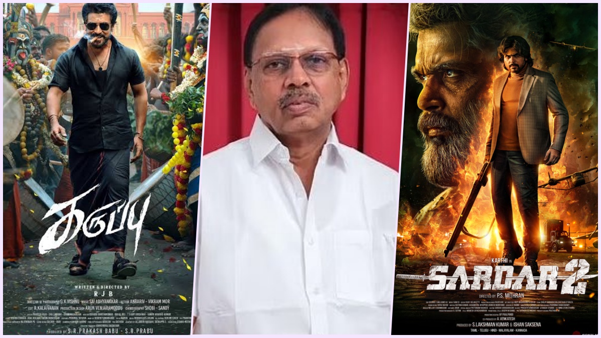 கருப்பு, சர்தார் 2 படங்களின் தாமதத்திற்குப் பின் உள்ள அதிர்ச்சி உண்மை: திருப்பூர் சுப்பிரமணியம் பளீச்!